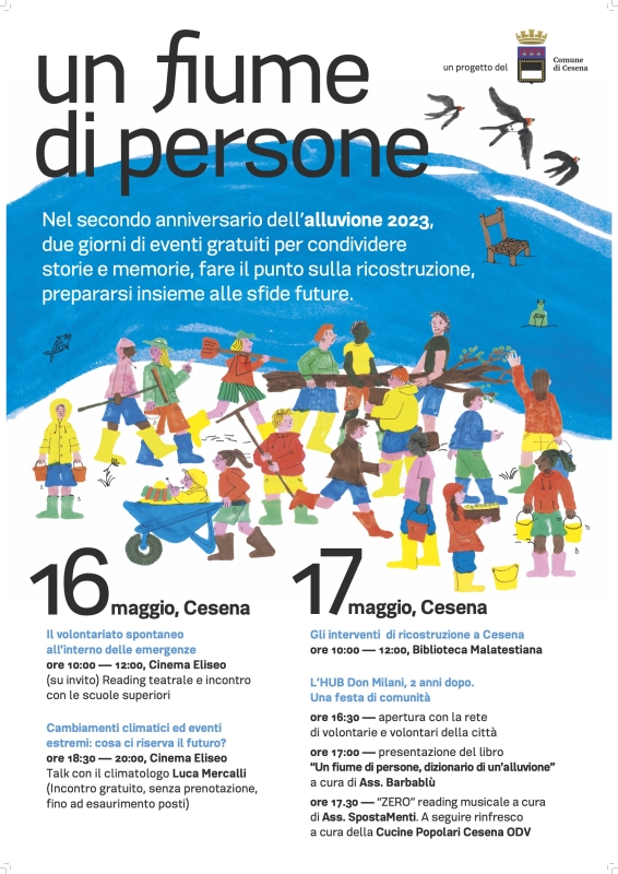 Un fiume di persone